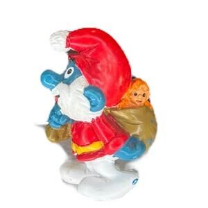 Vintage Santa Papa Smurf #20124 | 1981 Schleich